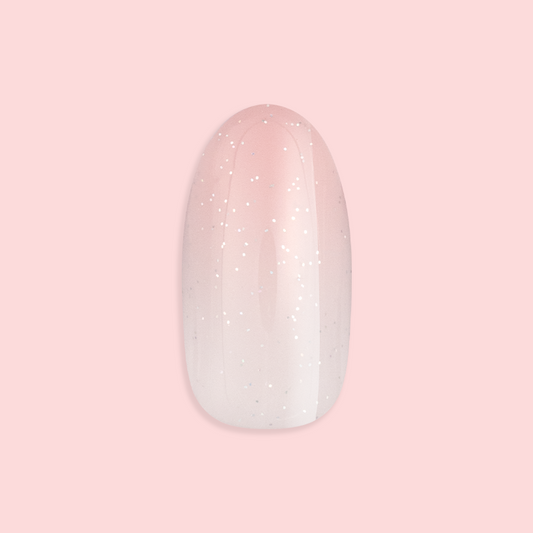 Rose Gradient Shimmer - Press-On | Medium | Oval