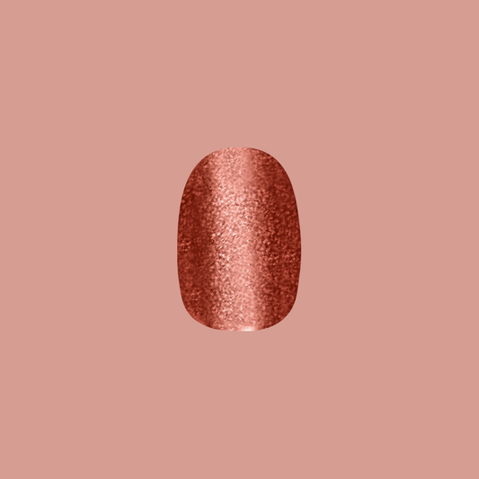 Cinnamon Velvet - Press-On | Short | Round