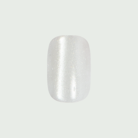 Winter Glitter Velvet - Press-On | Short | Squoval