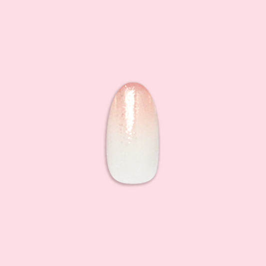 Pink Glitter Gradient - Press-On | Medium | Oval