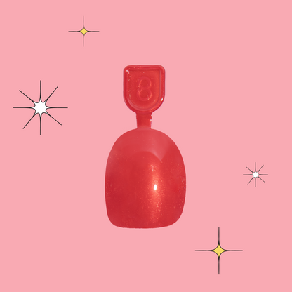 Cherry Chrome Sleigh - Pressies | Extra Short Short | Round