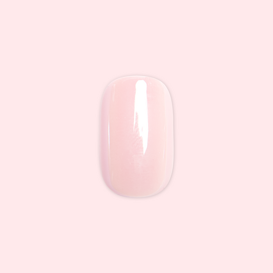 Pink Sands Chrome - Tab Press On | Short | Squoval