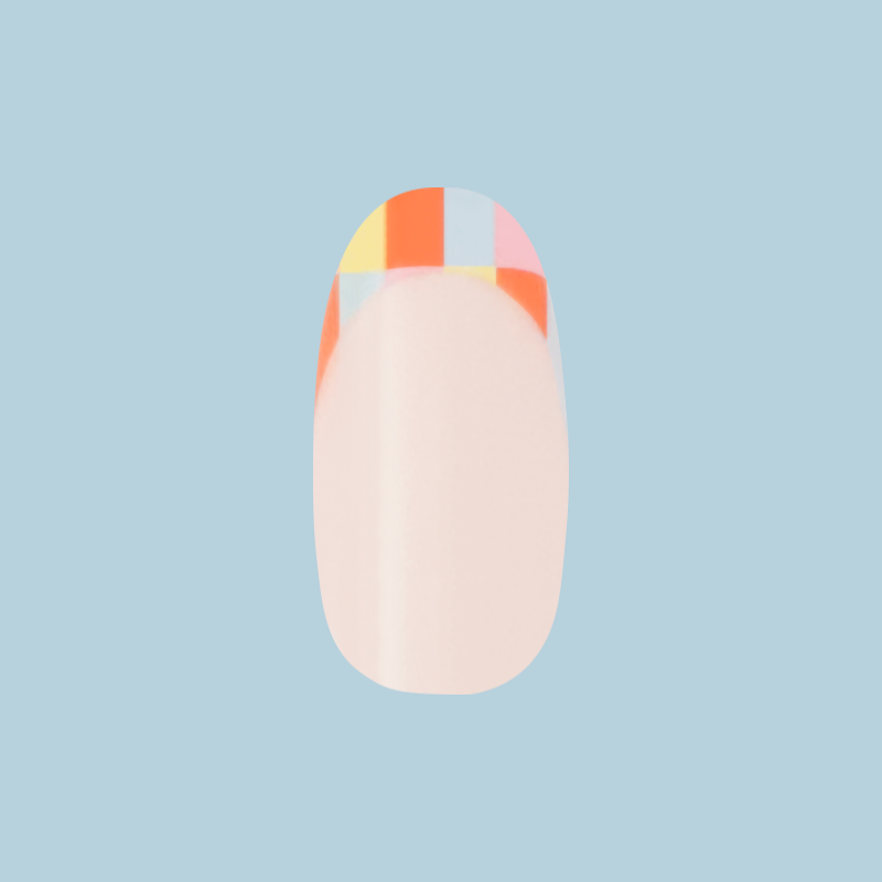 Parade French - Press-On | Medium | Oval