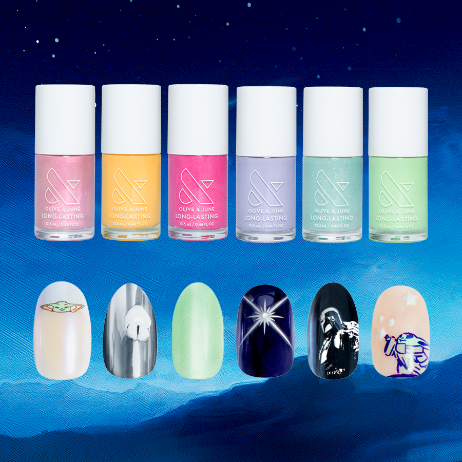 The Mandalorian and Grogu Summer Polish + Press-on Set