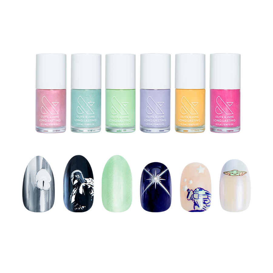 The Mandalorian and Grogu Summer Polish + Press-on Set