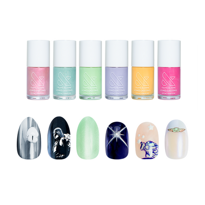 The Mandalorian and Grogu Summer Polish + Press-on Set