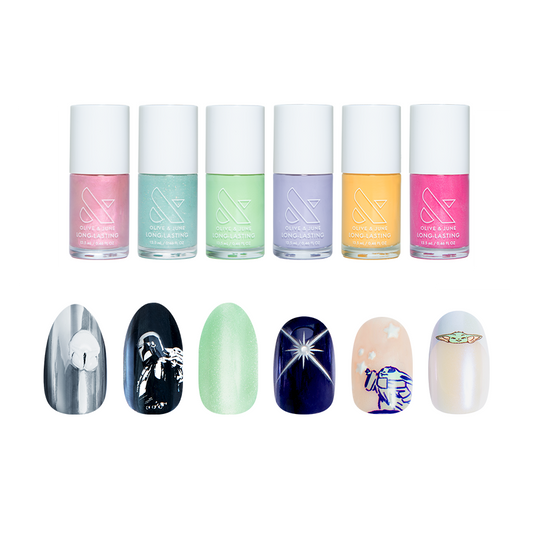 The Mandalorian and Grogu Summer Polish + Press-on Set