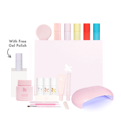 The Gel Mani System - 6 Gel Polishes + BP Gel