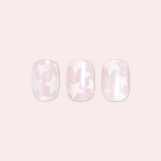 Shimmery Super Star - Press-On | Extra Short | Squoval