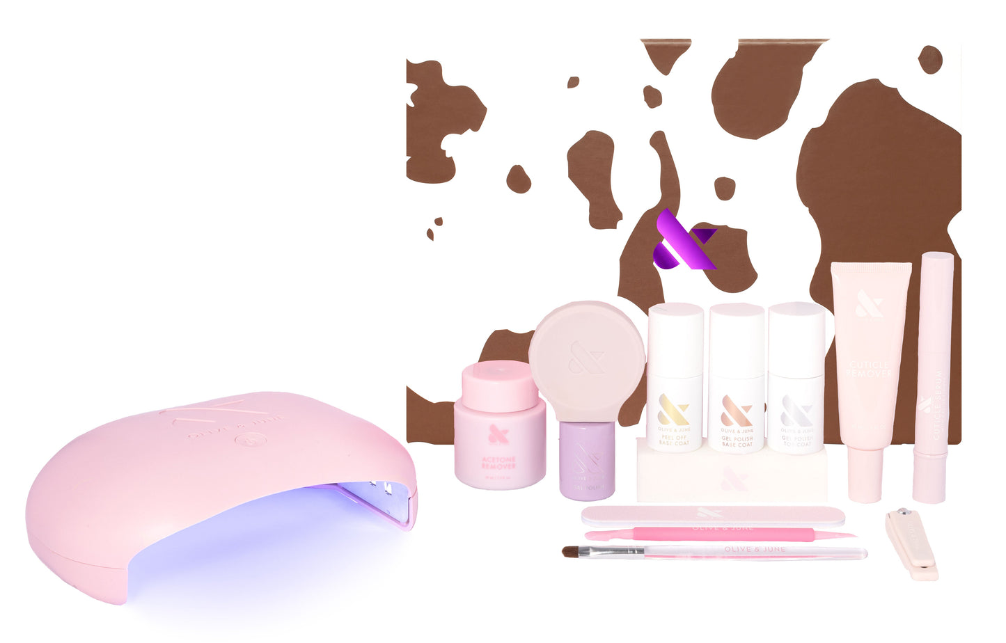 The Gel Mani System - 6 Gel Polishes + BP Gel