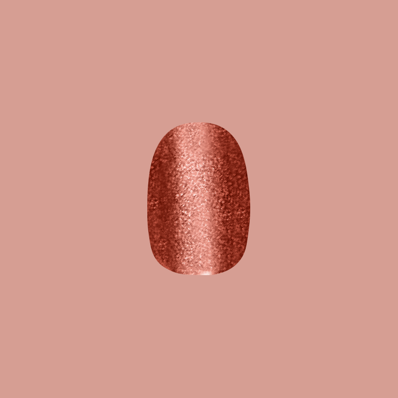 Cinnamon Velvet - Press-On | Short | Round